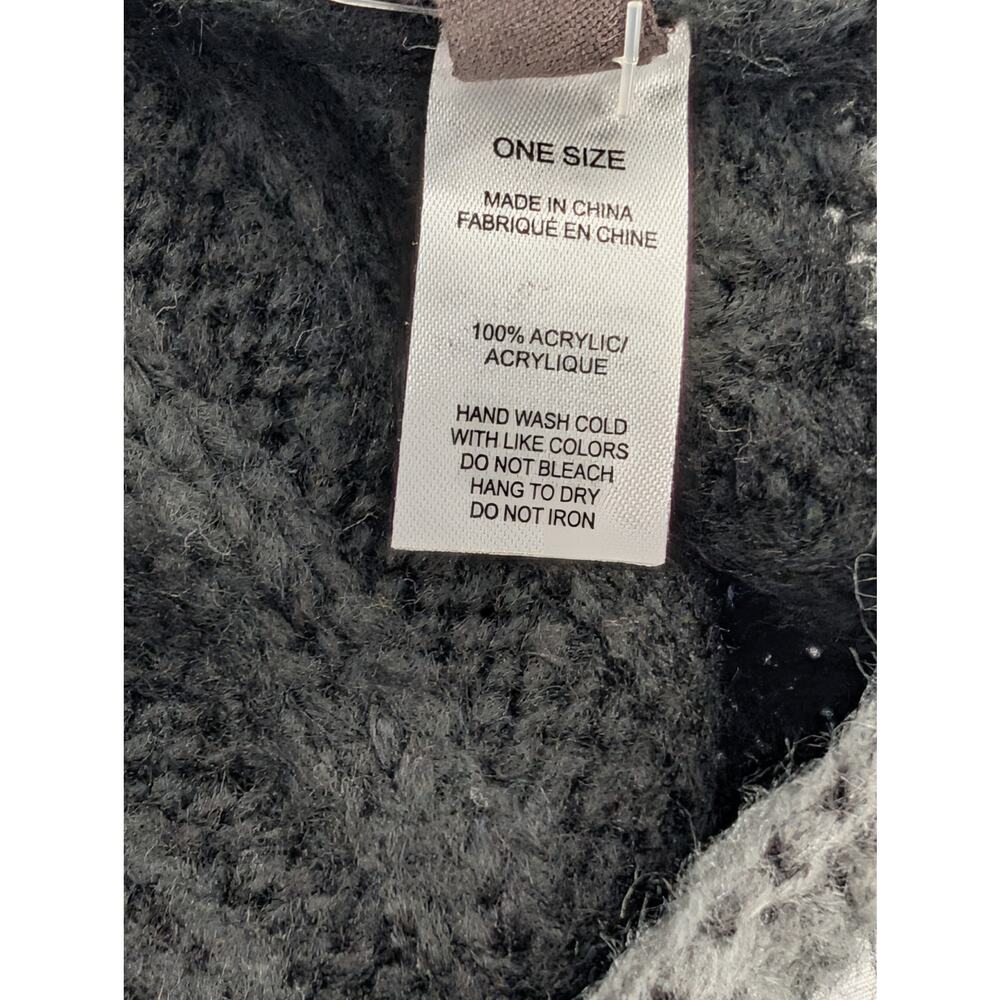 Free Press Black Soft Knit Infinity Scarf - Picture 7 of 9